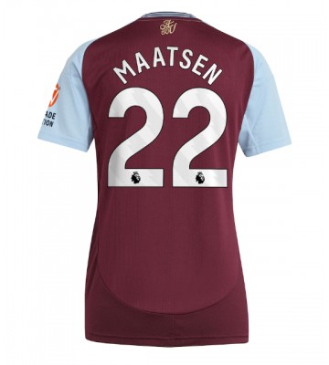 Aston Villa Ian Maatsen #22 Replika Hjemmebanetrøje Dame 2024-25 Kortærmet